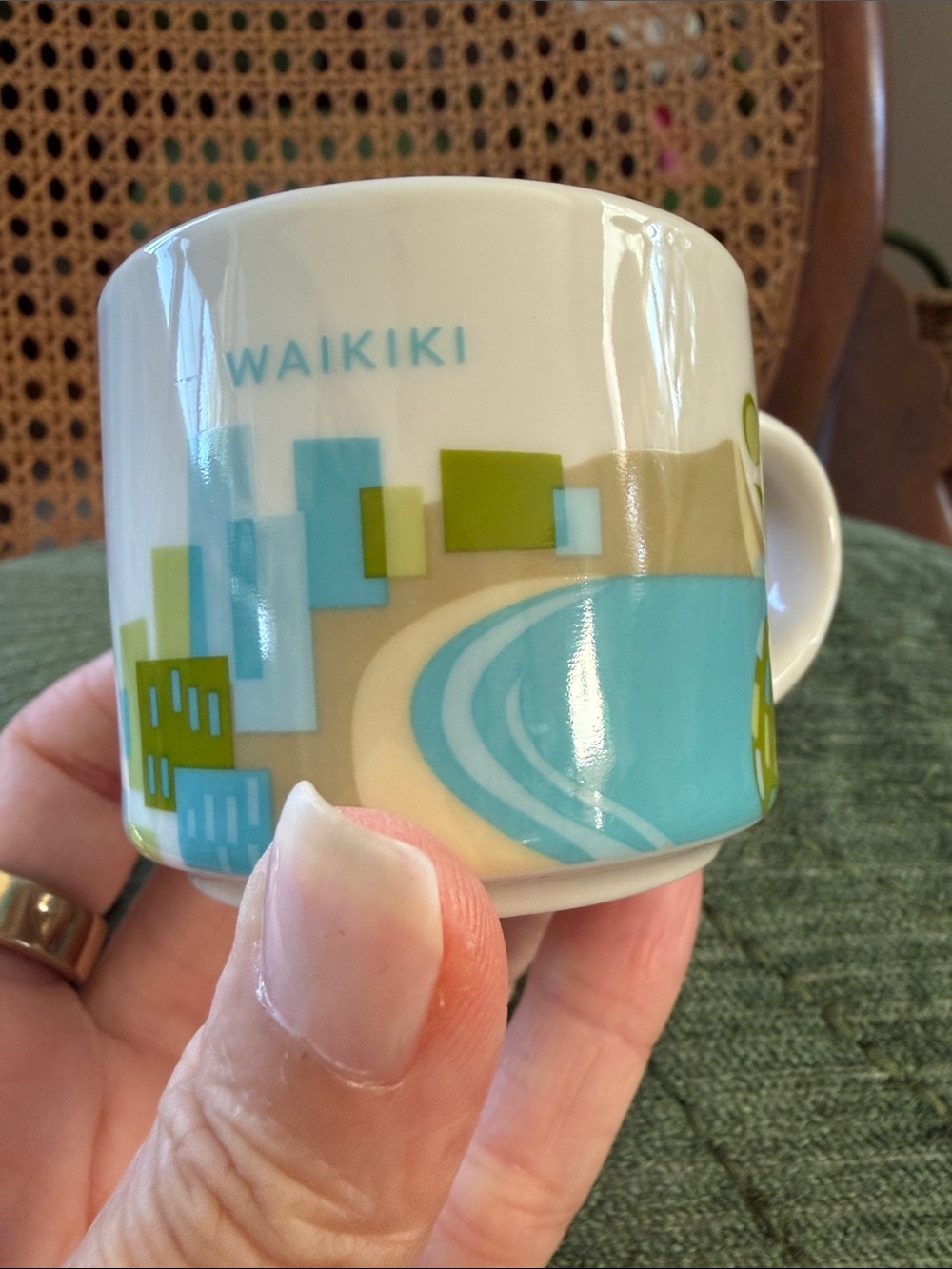 Starbucks Waikiki You Are Here Collection 2018 Mini Espresso Demitasse Hawaii